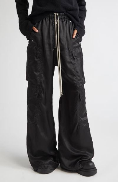 Rick Owens Rick Owens Cargobelas Satin Cargo Pants