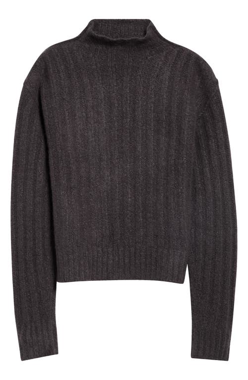 Rick Owens Rick Owens Cashmere & Silk Rib Funnel Neck Sweater
