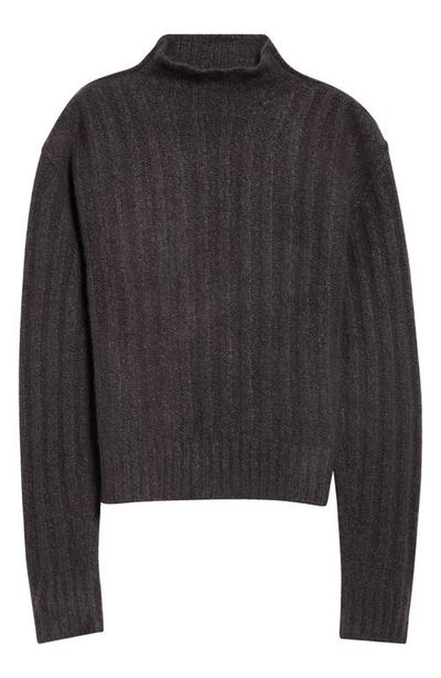 Rick Owens Rick Owens Cashmere & Silk Rib Funnel Neck Sweater