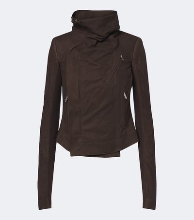 Rick Owens Rick Owens Classic Biker suede jacket