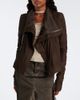 Rick Owens Rick Owens Classic Biker suede jacket - 2