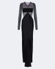 Rick Owens Rick Owens Combo tulle-trimmed gown - 1
