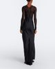 Rick Owens Rick Owens Combo tulle-trimmed gown - 6