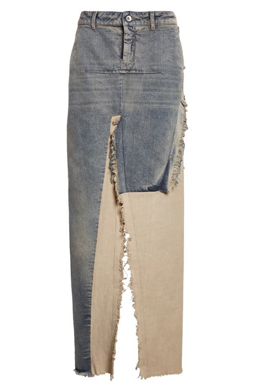 Rick Owens - Concordians Sliced Denim Skirt