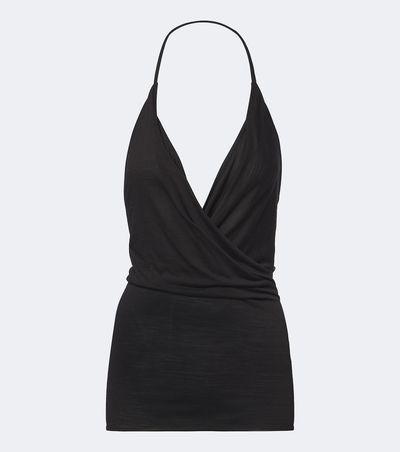 Rick Owens Rick Owens Draped wool and silk top