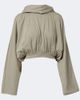 Rick Owens Rick Owens DRKSHDW cropped cotton jersey hoodie - 1