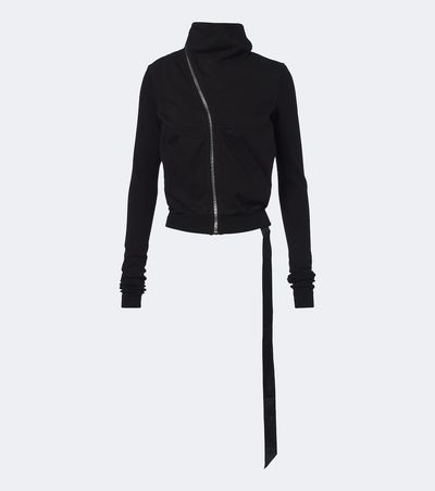 Rick Owens Rick Owens DRKSHDW Mountain cotton zip-up sweatshirt