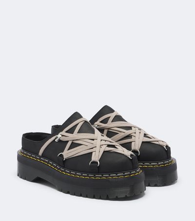 Rick Owens Rick Owens DRKSHDW x Dr. Martens leather mules