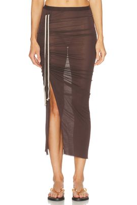 Rick Owens Rick Owens Edfu Knee Skirt