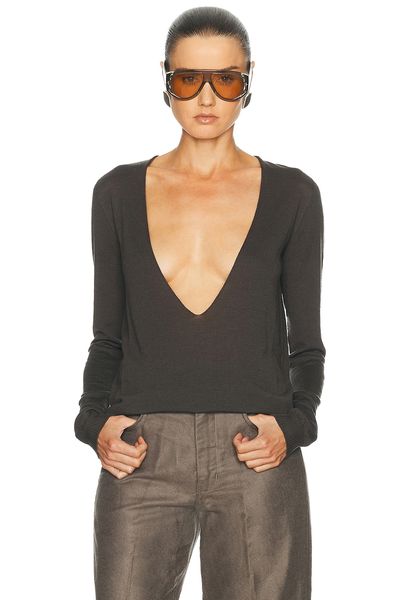Rick Owens Rick Owens Extreme V-Neck Sweater