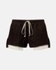 Rick Owens Rick Owens Fog suede shorts - 1