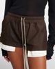 Rick Owens Rick Owens Fog suede shorts - 3