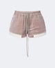 Rick Owens Rick Owens Fog velvet shorts - 1