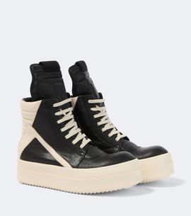 Rick Owens Rick Owens Geobasket leather high-top platform sneakers