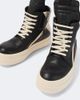 Rick Owens Rick Owens Geobasket leather high-top platform sneakers - 3