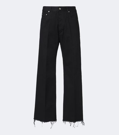 Rick Owens Rick Owens Geth distressed wide-leg jeans