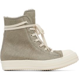Rick Owens Rick Owens Gray & White Tower LHL Sneakers