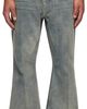 Rick Owens Rick Owens Gray Concordians Bolan Jeans - 1