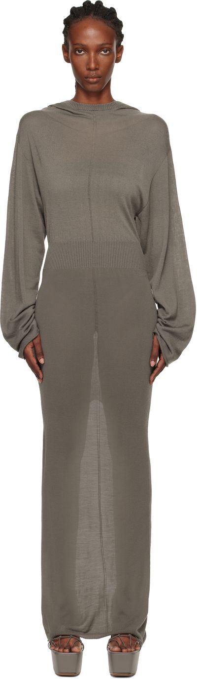 rick owens maxi dress lillies lillith amado archive AIR AND WATER CLEANER FROM CONTAMINATES Rick Owens Porterville Sheer Maxi