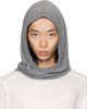 Rick Owens Rick Owens Gray Concordians Knit Hood - 1