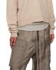 Rick Owens Rick Owens Gray Concordians Tommy V-Neck Sweater - 4