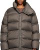 Rick Owens Rick Owens Gray Concordians Turtle Down Coat - 1