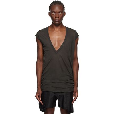 Rick Owens Rick Owens Gray Porterville Dylan T-Shirt