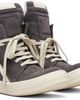 Rick Owens Rick Owens Gray Temple Geobasket Sneakers - 4