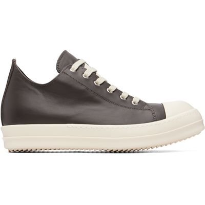 Rick Owens Rick Owens Gray Temple Low Sneaks Sneakers