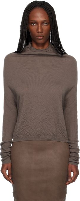 Rick Owens Rick Owens Gray Temple LS Crater Sweater