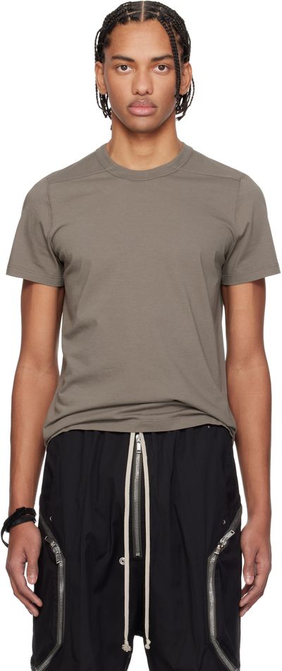 Rick Owens Rick Owens Gray Temple Short Level T-shirt
