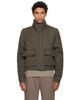 Rick Owens Rick Owens Gray Tower Alice Jacket - 1