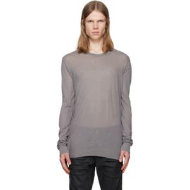 Rick Owens Rick Owens Gray Tower Basic LS T-shirt