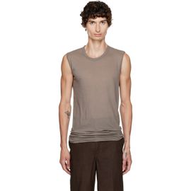 Rick Owens Rick Owens Gray Tower Basic SL Tank Top
