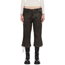 Rick Owens Rick Owens Gray Tower Bolan Cutoffs Jeans