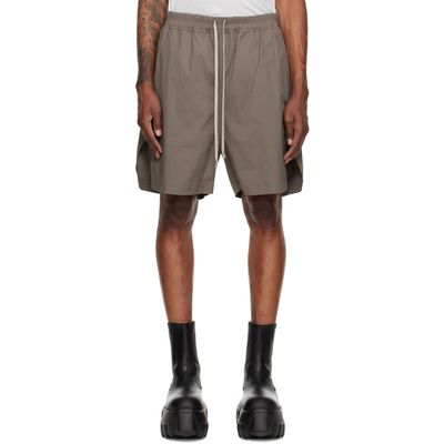 Rick Owens Rick Owens Gray Tower Boxers Shorts