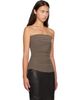 Rick Owens Rick Owens Gray Tower Bustier Top - 2