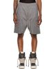 Rick Owens Rick Owens Gray Tower Cargobela Cargo Shorts - 1