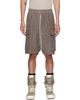 Rick Owens Rick Owens Gray Tower Cargobela Shorts - 1