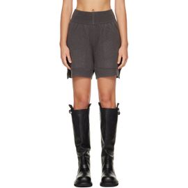 Rick Owens Rick Owens Gray Tower Cashmere Shorts