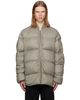 Rick Owens Rick Owens Gray Tower Classic Down Flight Jacket - 1