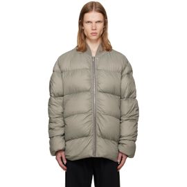 Rick Owens Rick Owens Gray Tower Classic Down Flight Jacket