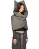 Rick Owens Rick Owens Gray Tower Cowl Top - 2