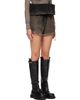 Rick Owens Rick Owens Gray Tower Crater Denim Shorts - 2