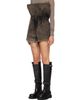 Rick Owens Rick Owens Gray Tower Crater Denim Shorts - 4