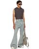 Rick Owens Rick Owens Gray Tower Cropped Hooded Tank Top - 4