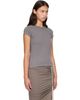 Rick Owens Rick Owens Gray Tower Cropped Level T-shirt - 2