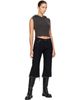 Rick Owens Rick Owens Gray Tower Cropped Tank Hoodie - 4