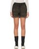 Rick Owens Rick Owens Gray Tower Denim Shorts - 1