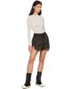 Rick Owens Rick Owens Gray Tower Denim Shorts - 4